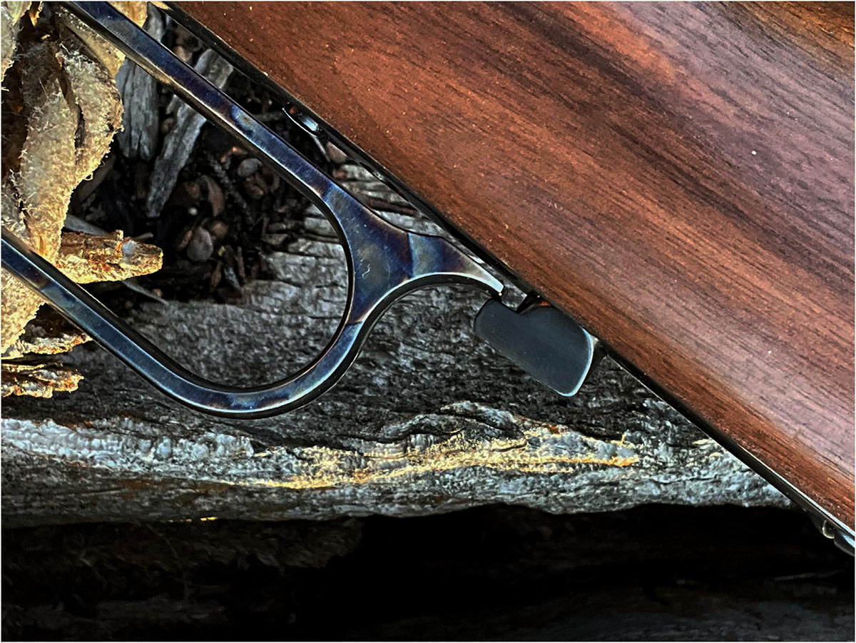 Like its ancestors, the TC73 has a lever lock that prevents lever operation when in place.